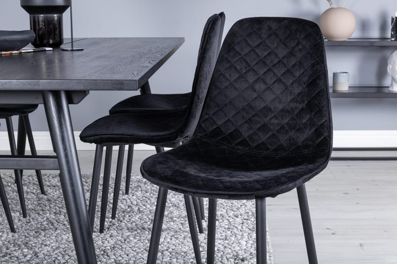 Sleek Matbord 195 cm Förlängningsbart med 6 Polar Matstol - Möbler - Matplats - Matgrupp & matbord med stolar