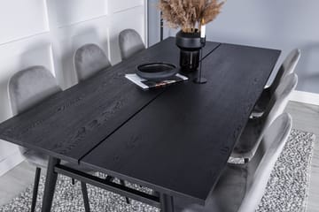 Sleek Matbord 195 cm Förlängningsbart med 6 Polar Köksstol - Möbler - Matplats - Matgrupp & matbord med stolar