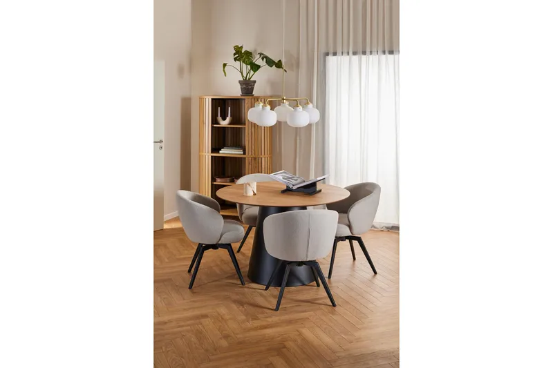 Soli Matbord 120x120 cm Rund - Natur - Möbler - Matplats - Matbord & köksbord