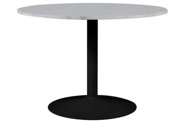 Stabby Runt Matbord 110 cm i Marmor - Vit - Möbler - Matplats - Matbord & köksbord