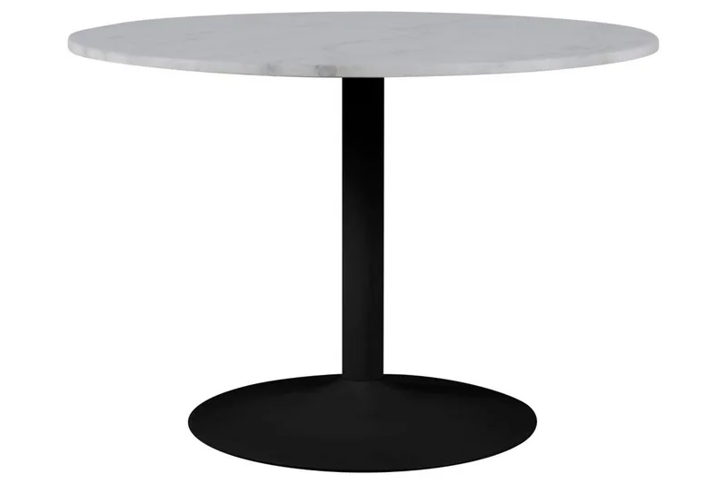 Stabby Runt Matbord 110 cm i Marmor - Vit - Möbler - Matplats - Matbord & köksbord