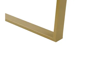 Stensby Matbord 90x200 cm - Vit/Guld - Möbler - Matplats - Matbord & köksbord