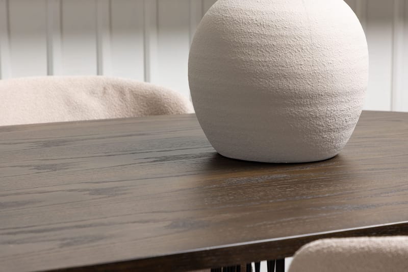 Stone Matbord 220x100x74 cm Oval med 4 Modesto Matstol - Möbler - Matplats - Matgrupp & matbord med stolar