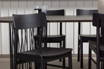 Stone Matbord 220x100x74 cm Oval med 4 Montros Matstol - Möbler - Matplats - Matgrupp & matbord med stolar