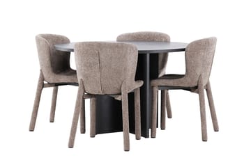 Strada Matbord 120 cm Rektangulär med 4 Astoria Matstol - Möbler - Matplats - Matgrupp & matbord med stolar