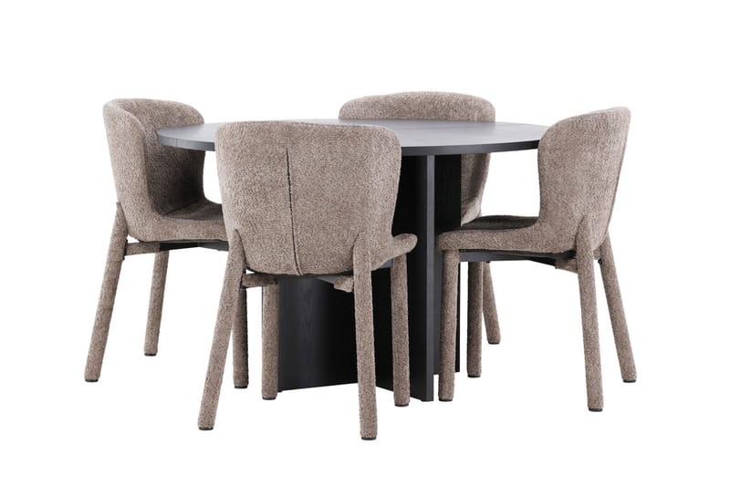 Strada Matbord 120 cm Rektangulär med 4 Astoria Matstol - Möbler - Matplats - Matgrupp & matbord med stolar