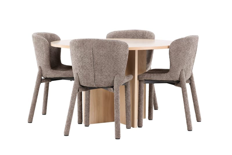 Strada Matbord 120 cm Rektangulär med 4 Astoria Matstol - Möbler - Matplats - Matgrupp & matbord med stolar