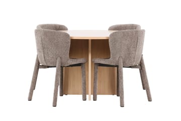 Strada Matbord 120 cm Rektangulär med 4 Astoria Matstol - Möbler - Matplats - Matgrupp & matbord med stolar