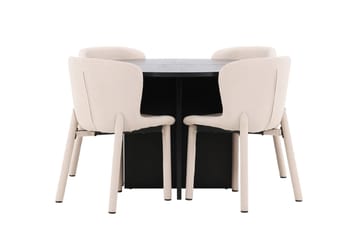 Strada Matbord 120 cm Rektangulär med 4 Astoria Matstol - Möbler - Matplats - Matgrupp & matbord med stolar