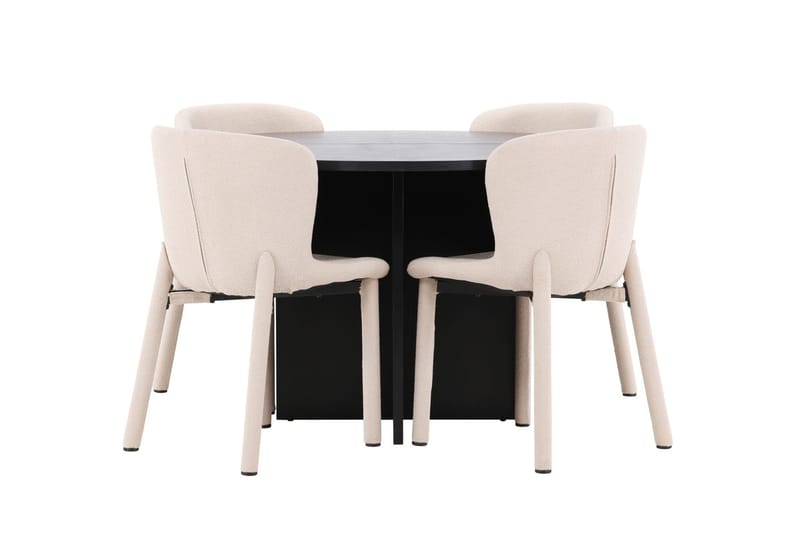 Strada Matbord 120 cm Rektangulär med 4 Astoria Matstol - Möbler - Matplats - Matgrupp & matbord med stolar