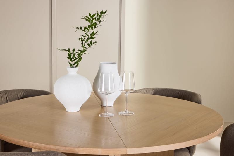 Strada Matbord 120 cm Rektangulär med 4 Edina Matstol - Möbler - Matplats - Matgrupp & matbord med stolar