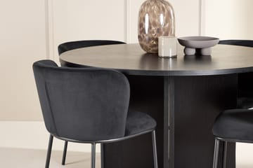 Strada Matbord 120 cm Rektangulär med 4 Edina Matstol - Möbler - Matplats - Matgrupp & matbord med stolar