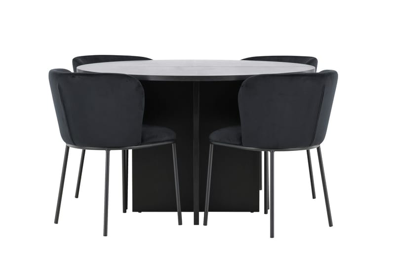 Strada Matbord 120 cm Rektangulär med 4 Edina Matstol - Möbler - Matplats - Matgrupp & matbord med stolar