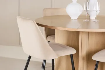Strada Matbord 120 cm Rektangulär med 4 Night Matstol - Möbler - Matplats - Matgrupp & matbord med stolar
