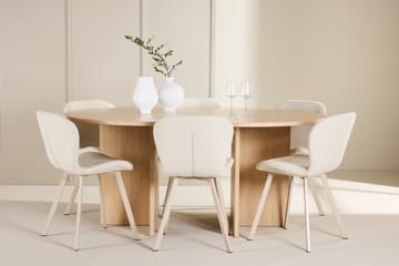 Strada Matbord 120 cm Rektangulär med 6 Lilja Matstol - Möbler - Matplats - Matgrupp & matbord med stolar