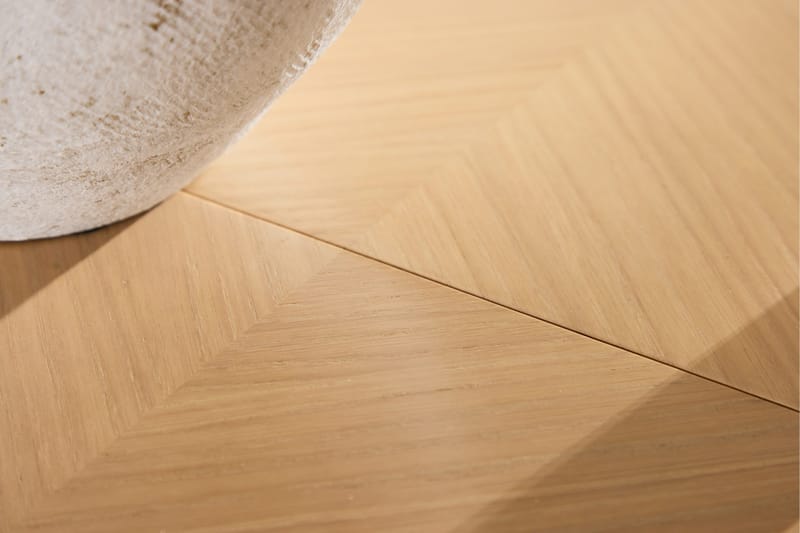 Strada Rektangulärt Matbord 120 cm med Trä- och Ekutseende - Whitewash - Möbler - Matplats - Matbord & köksbord