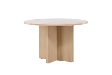 Strada Rektangulärt Matbord 120 cm med Trä- och Ekutseende - Whitewash - Möbler - Matplats - Matbord & köksbord