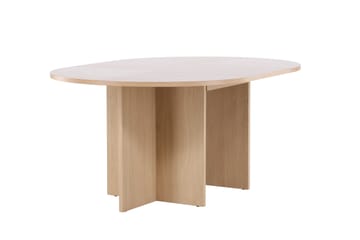Strada Rektangulärt Matbord 120 cm med Trä- och Ekutseende - Whitewash - Möbler - Matplats - Matbord & köksbord