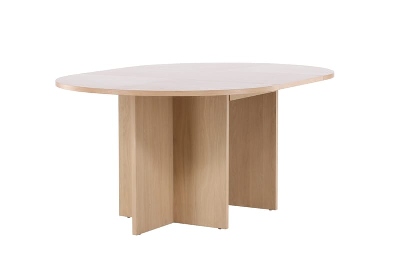 Strada Rektangulärt Matbord 120 cm med Trä- och Ekutseende - Whitewash - Möbler - Matplats - Matbord & köksbord
