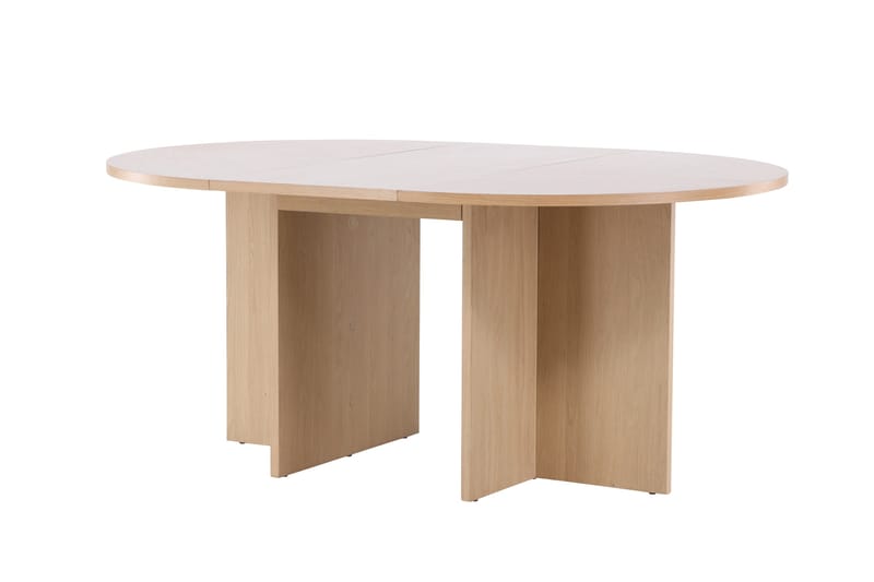Strada Rektangulärt Matbord 120 cm med Trä- och Ekutseende - Whitewash - Möbler - Matplats - Matbord & köksbord