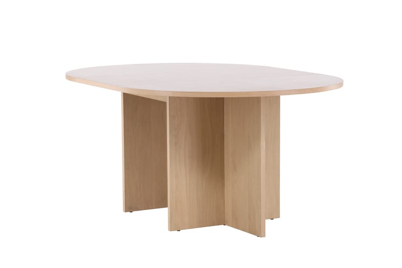 Strada Rektangulärt Matbord 120 cm med Trä- och Ekutseende - Whitewash - Möbler - Matplats - Matbord & köksbord