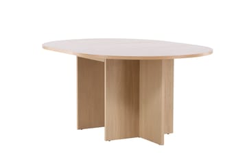 Strada Rektangulärt Matbord 120 cm med Trä- och Ekutseende - Whitewash - Möbler - Matplats - Matbord & köksbord