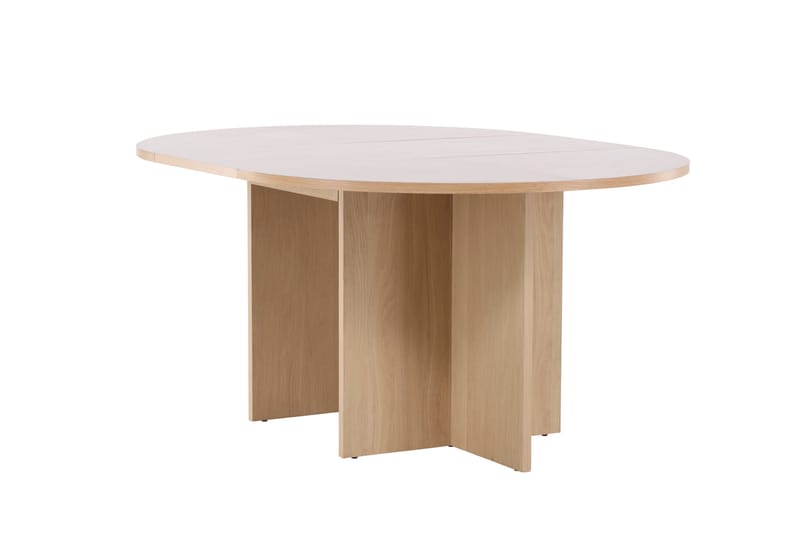 Strada Rektangulärt Matbord 120 cm med Trä- och Ekutseende - Whitewash - Möbler - Matplats - Matbord & köksbord