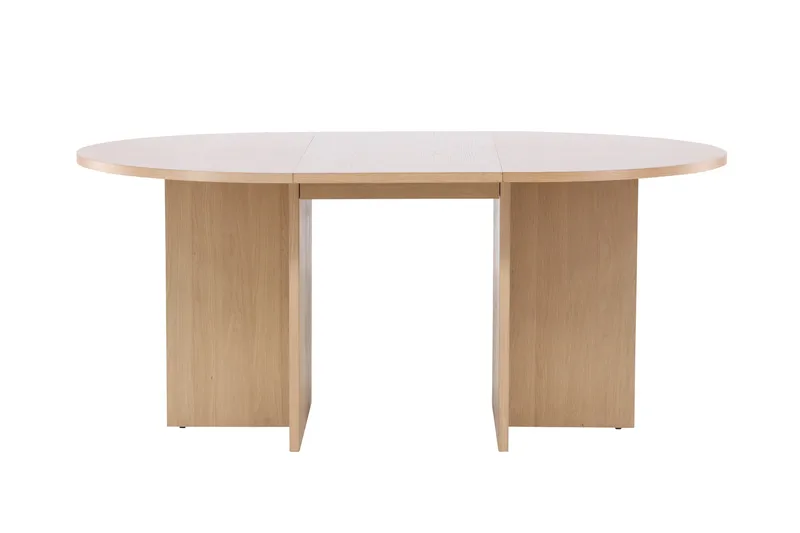 Strada Rektangulärt Matbord 120 cm med Trä- och Ekutseende - Whitewash - Möbler - Matplats - Matbord & köksbord