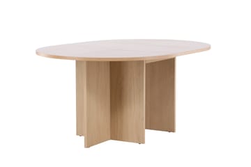 Strada Rektangulärt Matbord 120 cm med Trä- och Ekutseende - Whitewash - Möbler - Matplats - Matbord & köksbord