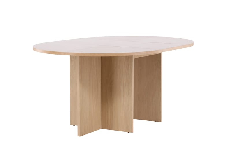 Strada Rektangulärt Matbord 120 cm med Trä- och Ekutseende - Whitewash - Möbler - Matplats - Matbord & köksbord
