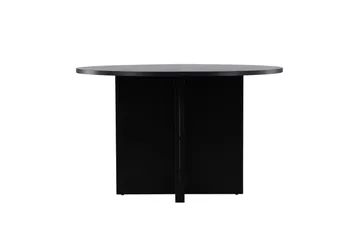 Strada Rektangulärt Matbord 120 cm med Trä- och Valnötsutseende - Svart - Möbler - Matplats - Matbord & köksbord