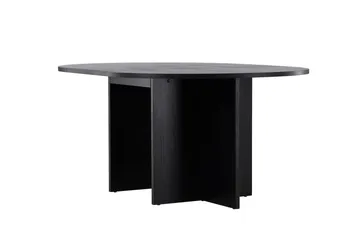 Strada Rektangulärt Matbord 120 cm med Trä- och Valnötsutseende - Svart - Möbler - Matplats - Matbord & köksbord