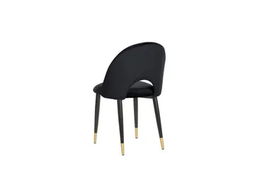 Tavernes Sammetsstol 2-pack - Svart - Möbler - Matplats - Matstol & köksstol
