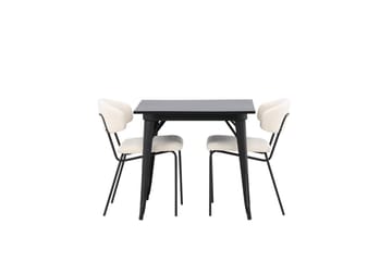 Tempe Matbord 80 cm med 2 Chico Matstol - Möbler - Matplats - Matgrupp & matbord med stolar