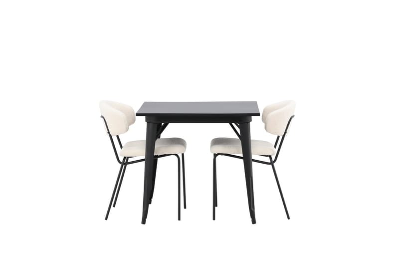 Tempe Matbord 80 cm med 2 Chico Matstol - Möbler - Matplats - Matgrupp & matbord med stolar