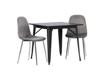 Tempe Matbord 80 cm med 2 Eva Matstol - Möbler - Matplats - Matgrupp & matbord med stolar