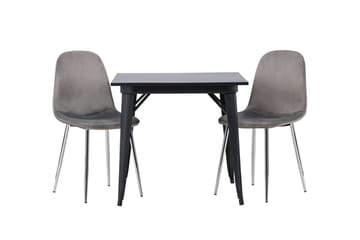Tempe Matbord 80 cm med 2 Eva Matstol - Möbler - Matplats - Matgrupp & matbord med stolar