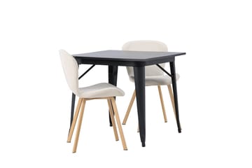 Tempe Matbord 80 cm med 2 Lilja Matstol - Möbler - Matplats - Matgrupp & matbord med stolar