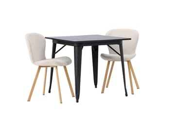 Tempe Matbord 80 cm med 2 Lilja Matstol - Möbler - Matplats - Matgrupp & matbord med stolar