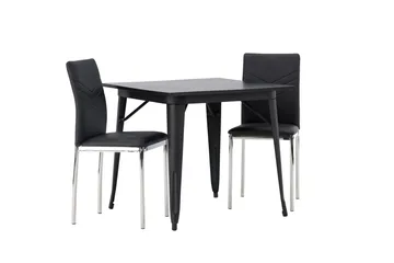 Tempe Matbord 80 cm med 2 Lily Matstol - Möbler - Matplats - Matgrupp & matbord med stolar