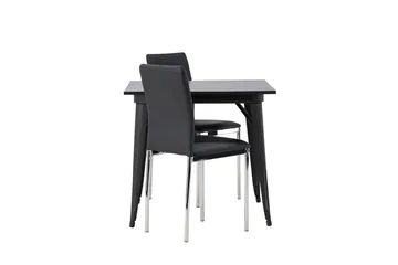 Tempe Matbord 80 cm med 2 Lily Matstol - Möbler - Matplats - Matgrupp & matbord med stolar