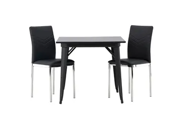 Tempe Matbord 80 cm med 2 Lily Matstol - Möbler - Matplats - Matgrupp & matbord med stolar