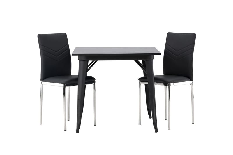 Tempe Matbord 80 cm med 2 Lily Matstol - Möbler - Matplats - Matgrupp & matbord med stolar
