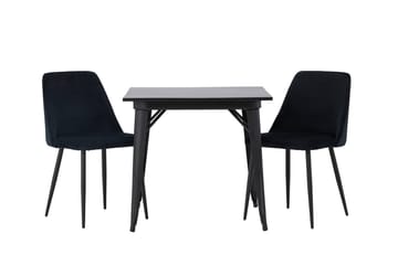 Tempe Matbord 80 cm med 2 Night Matstol - Möbler - Matplats - Matgrupp & matbord med stolar