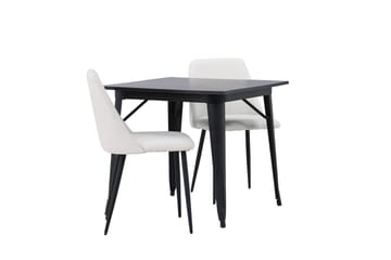 Tempe Matbord 80 cm med 2 Night Matstol - Möbler - Matplats - Matgrupp & matbord med stolar