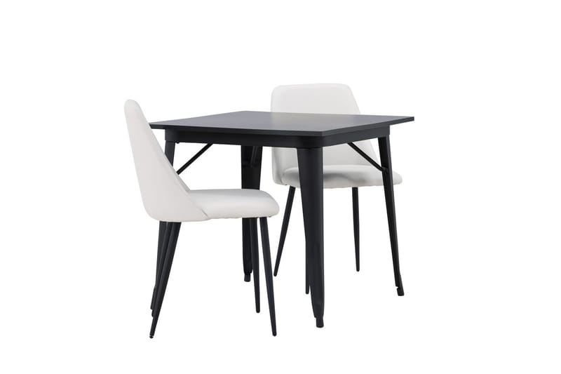 Tempe Matbord 80 cm med 2 Night Matstol - Möbler - Matplats - Matgrupp & matbord med stolar