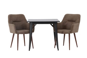 Tempe Matbord 80 cm med 2 Tomorrow Karmstol - Möbler - Matplats - Matgrupp & matbord med stolar