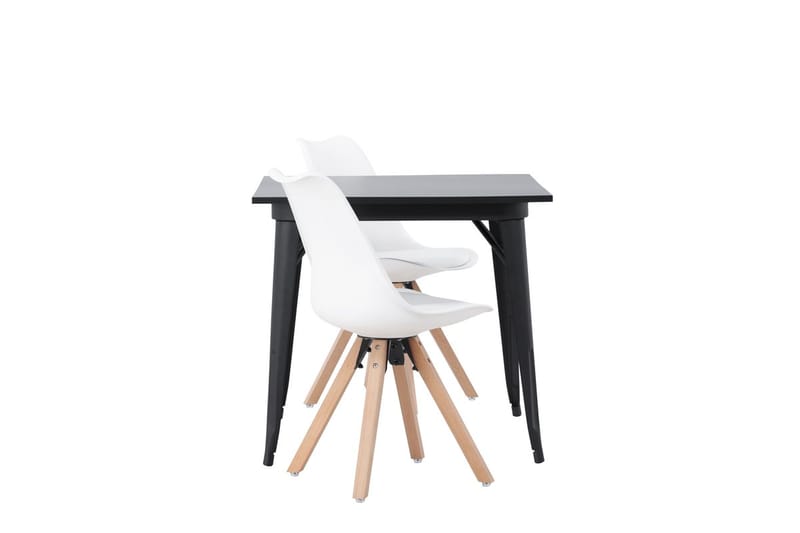 Tempe Matbord 80 cm med 2 Zeno Matstol - Möbler - Matplats - Matgrupp & matbord med stolar