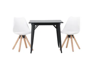 Tempe Matbord 80 cm med 2 Zeno Matstol - Möbler - Matplats - Matgrupp & matbord med stolar