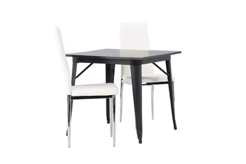 Tempe Matbord 80 cm med 2 Pastill Matstol - Möbler - Matplats - Matgrupp & matbord med stolar